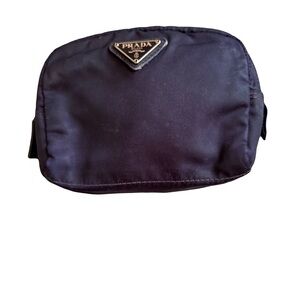 Prada Purple Nylon Makeup Bag / Pouch